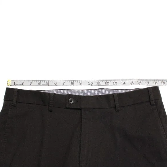 Hiltl NWT Chinos / Casual Pants Size 52 (36 US) Parma Regular Fit Green Cotton
